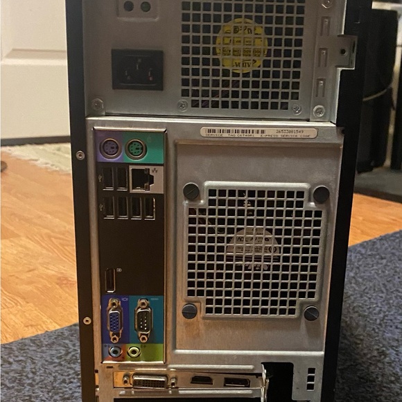 Dell Black Desktop Computer - Picture 2 of 3